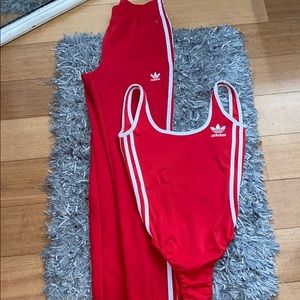 Matching track suit